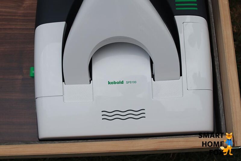 Wiping function in the corners with the SPB100